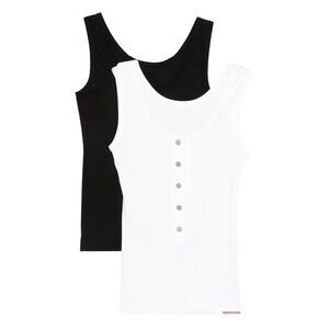 Markgong Black Tops - Vests & Tank Tops Women
